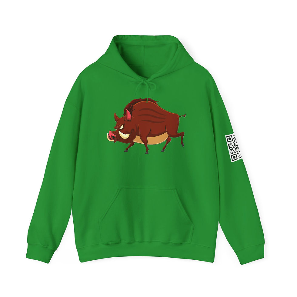 Thumbnail: Warthog Colorful Unisex Heavy Blend™ Hooded Sweatshirt