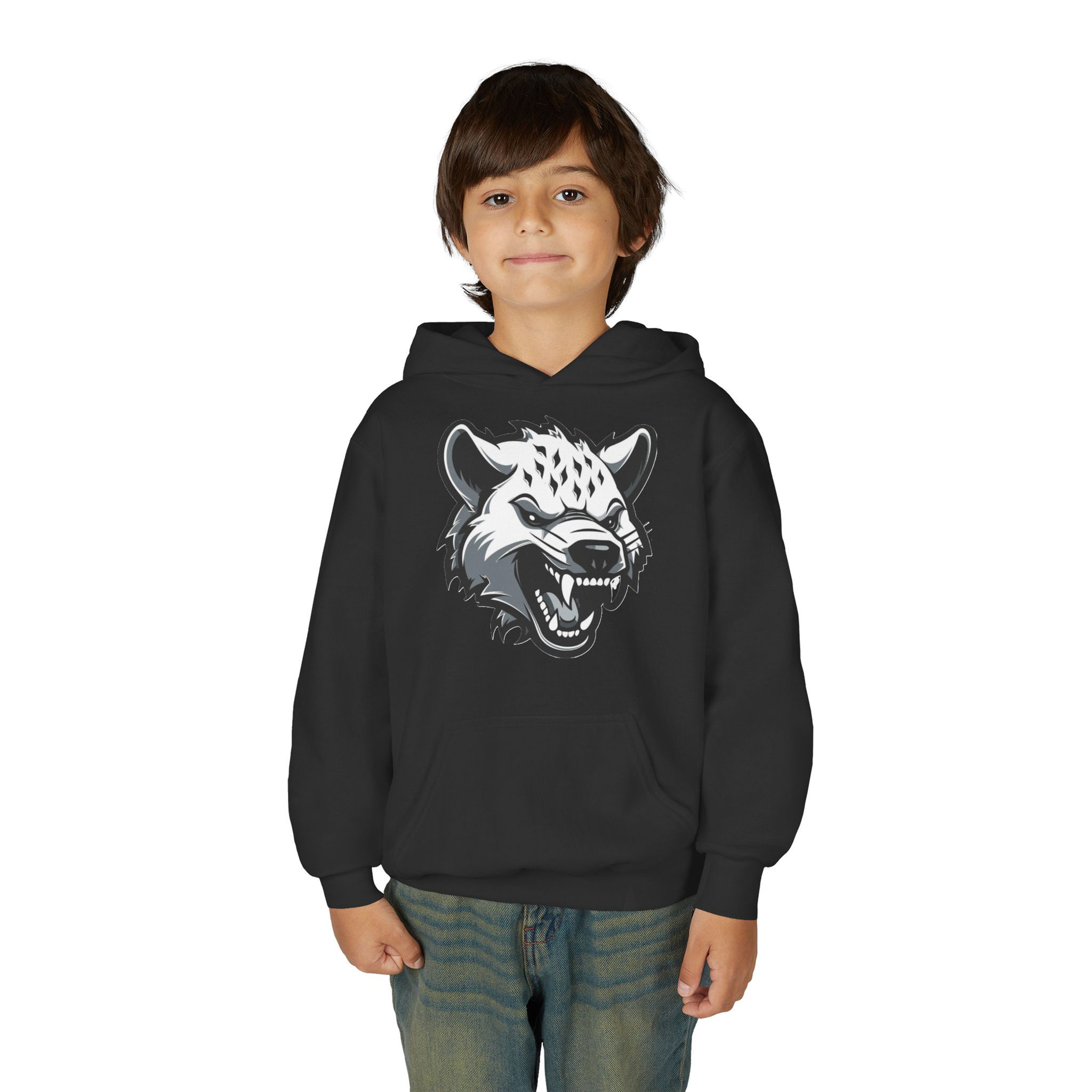 Hyena Youth Heavy Blend Hooded Sweatshirt