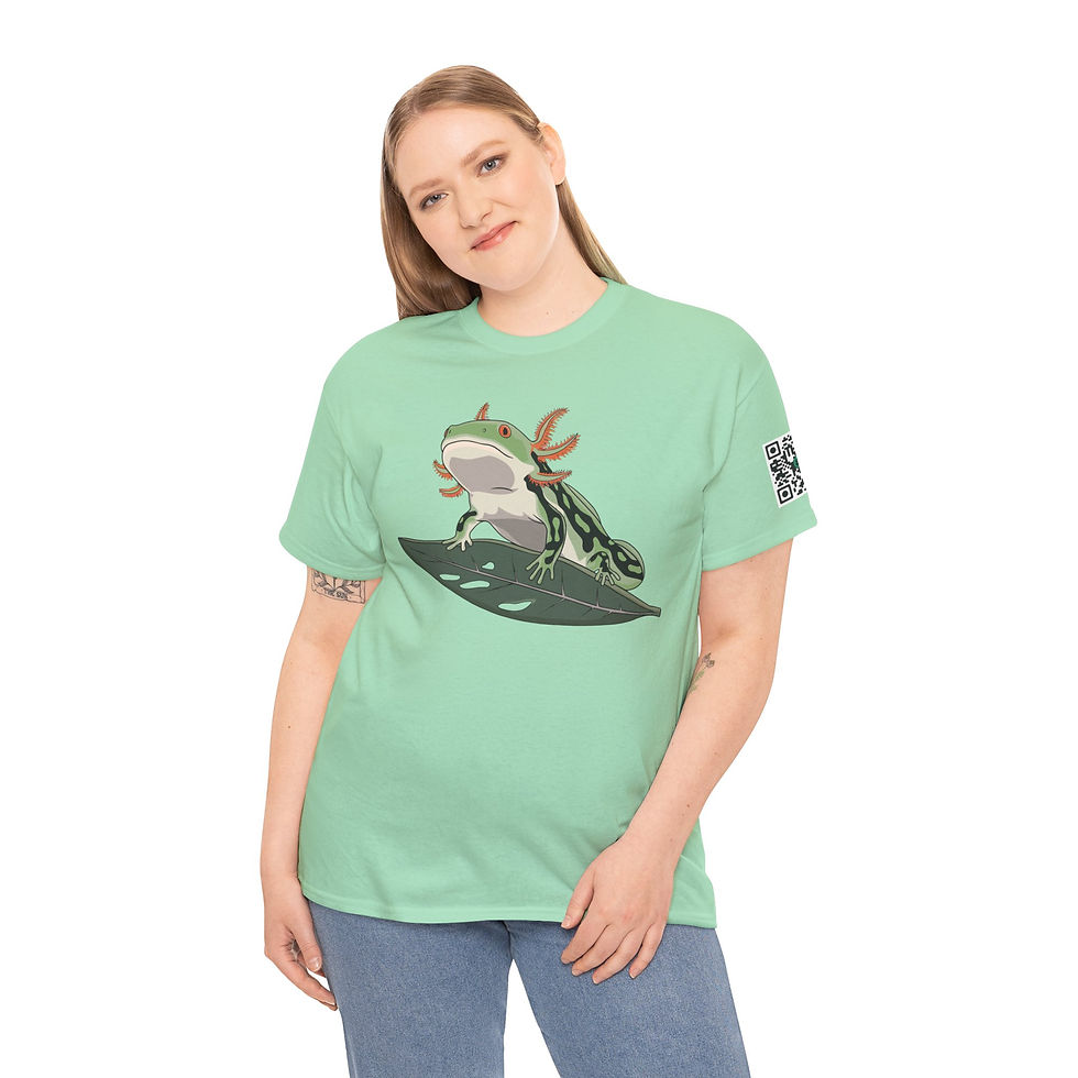 Thumbnail: Axolotl Colorful Unisex Heavy Cotton Tee