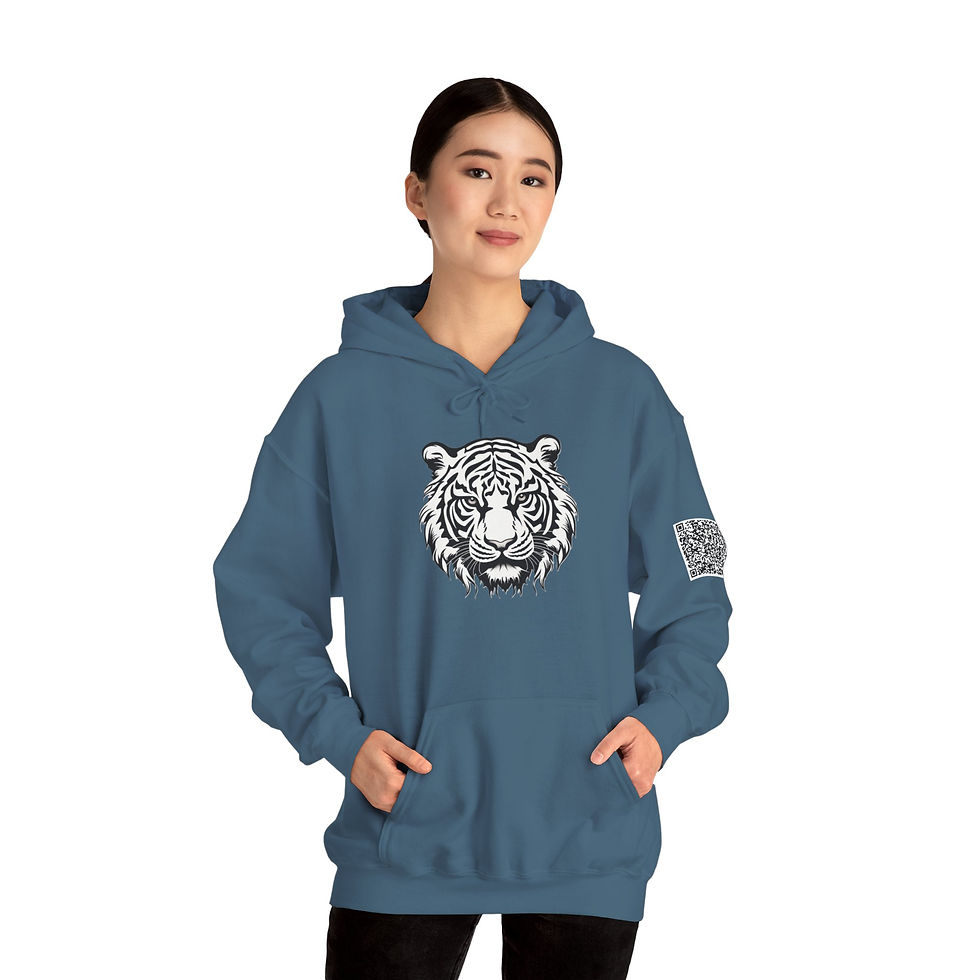 Thumbnail: Tiger Unisex Heavy Blend™ Hooded Sweatshirt