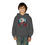Thumbnail: Bald Eagle Colorful Flag Youth Heavy Blend Hooded Sweatshirt
