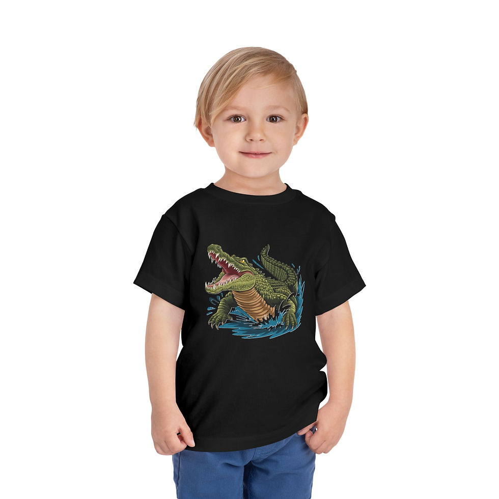 Thumbnail: Crocodile Colorful Toddler Short Sleeve Tee
