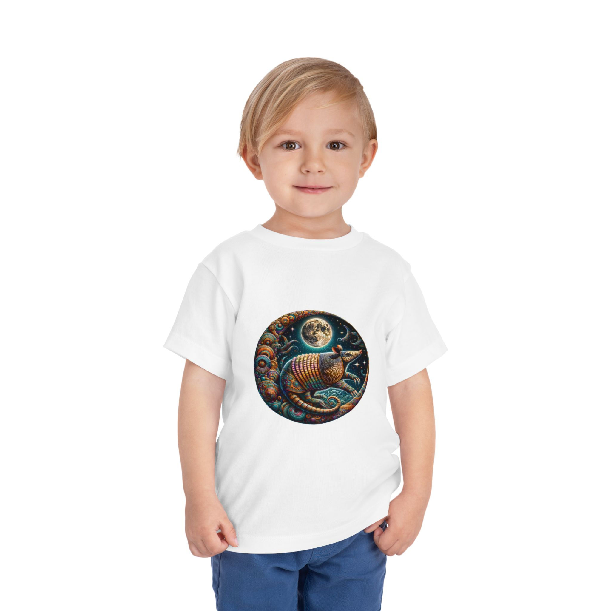 Armadillo Colorful Toddler Short Sleeve Tee