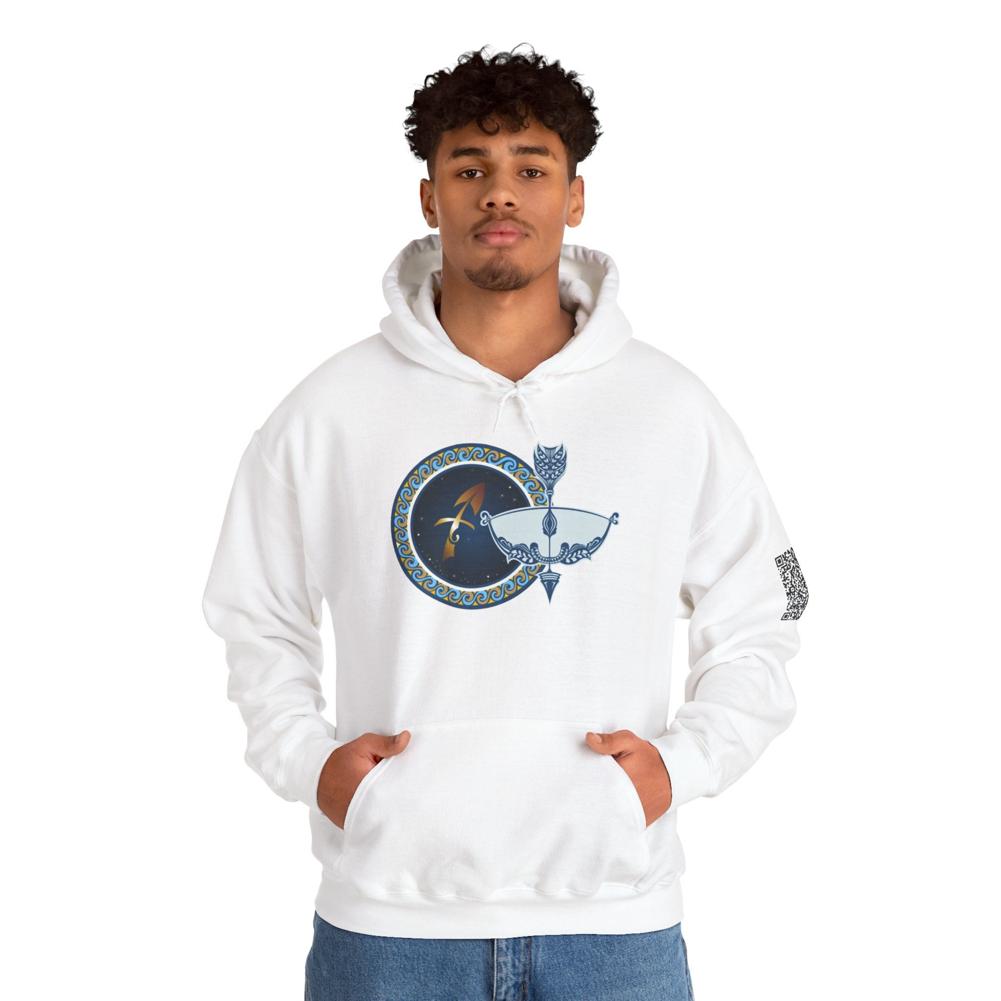 Sagittarius Zodiac Unisex Heavy Blend™ Hooded Sweatshirt