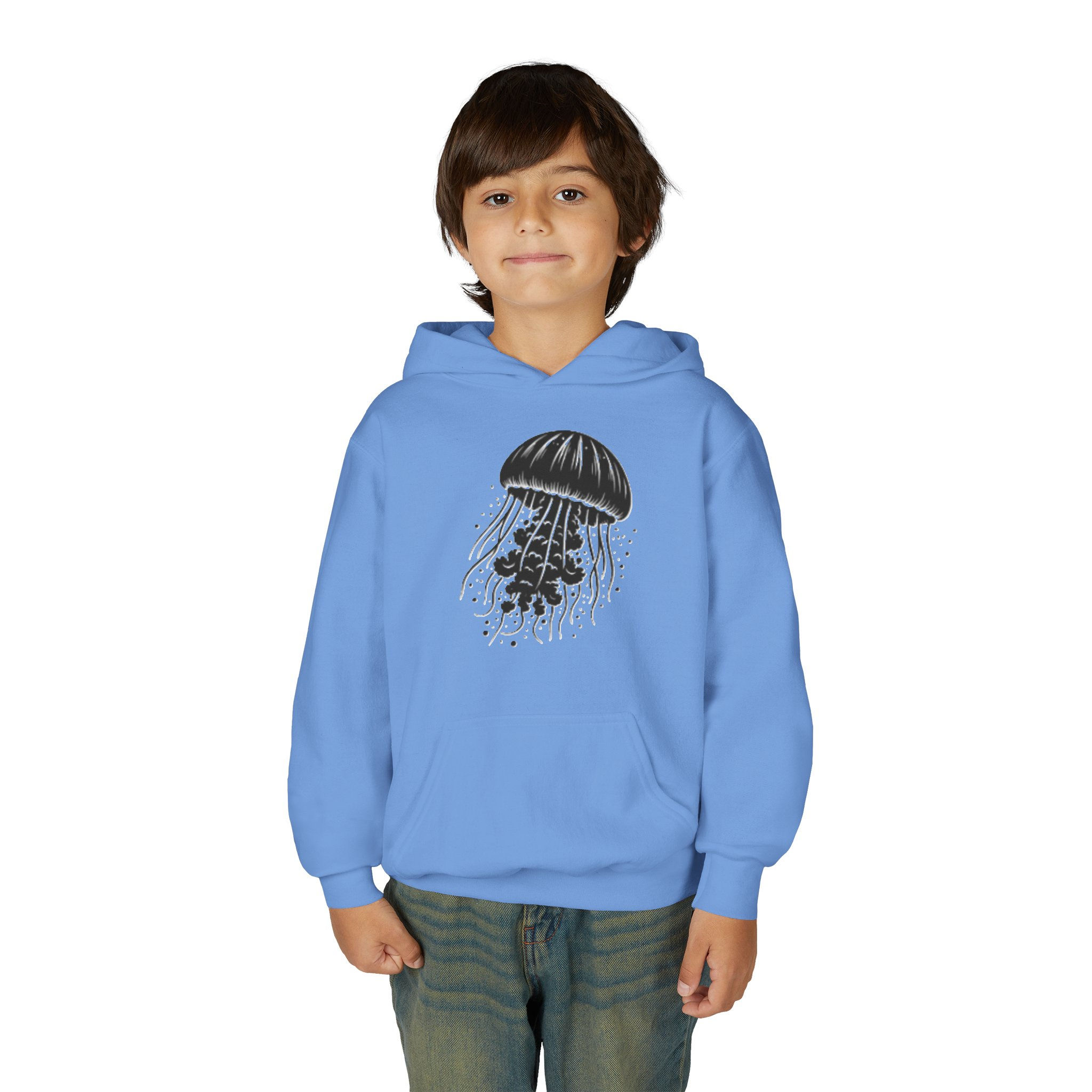 Jellyfish Youth Heavy Blend Hooded Sweatshirt
