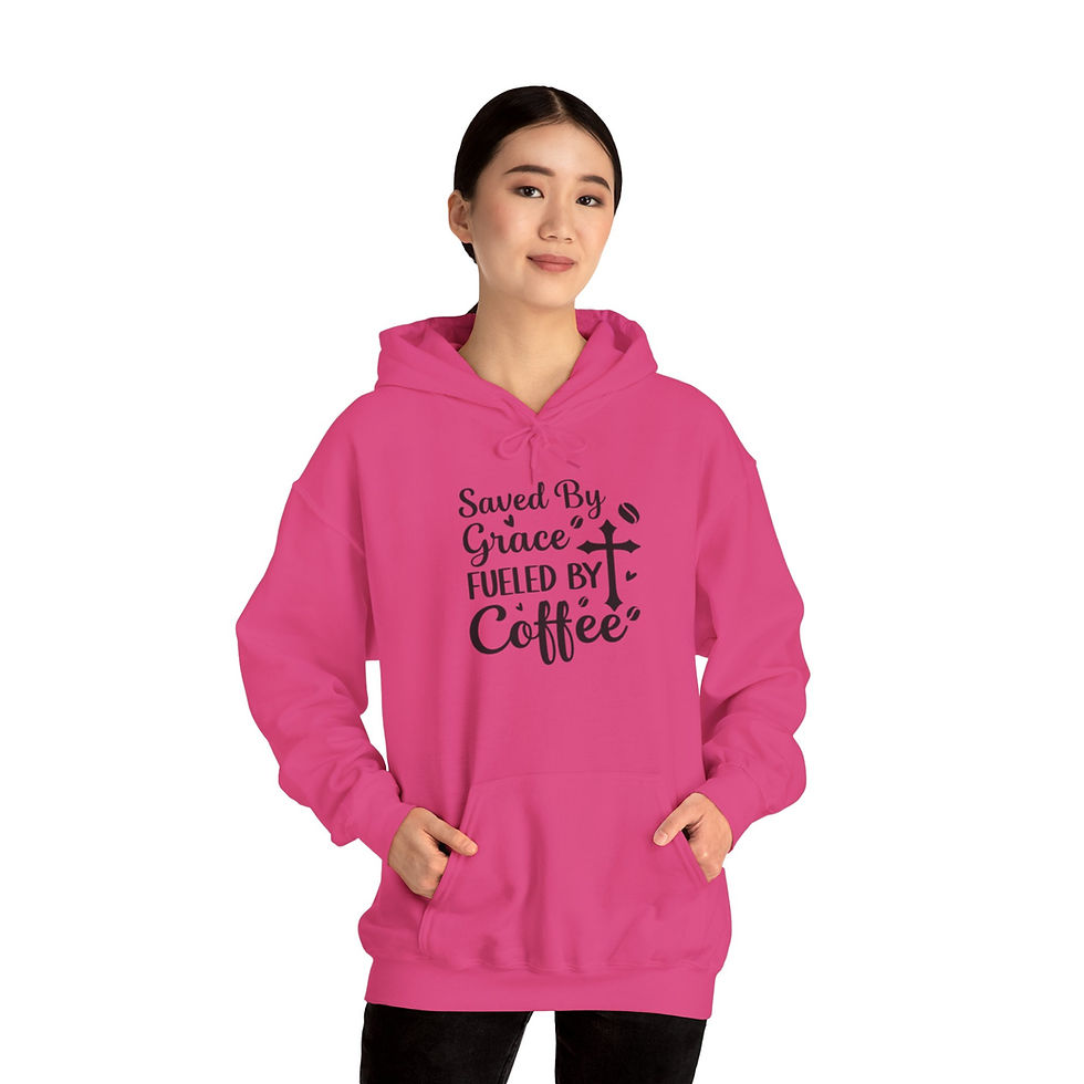Thumbnail: Grace and Coffee Unisex Heavy Blend™ Hooded Sweatshirt