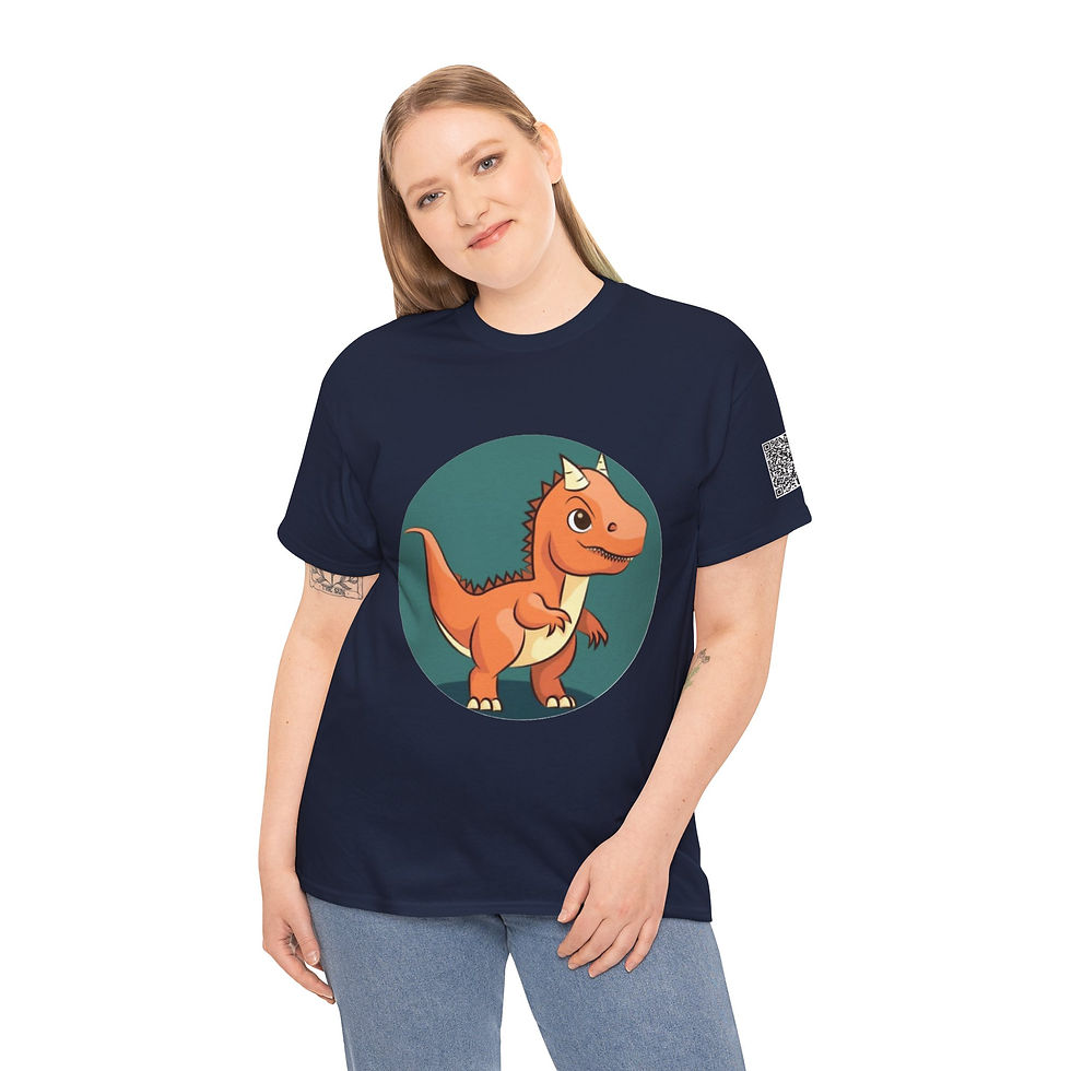Thumbnail: Carnotaurus  Colorful Unisex Heavy Cotton Tee