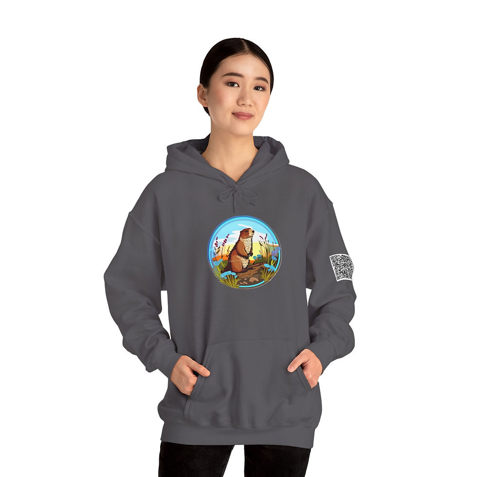 Thumbnail: Meerkat Colorful Unisex Heavy Blend™ Hooded Sweatshirt
