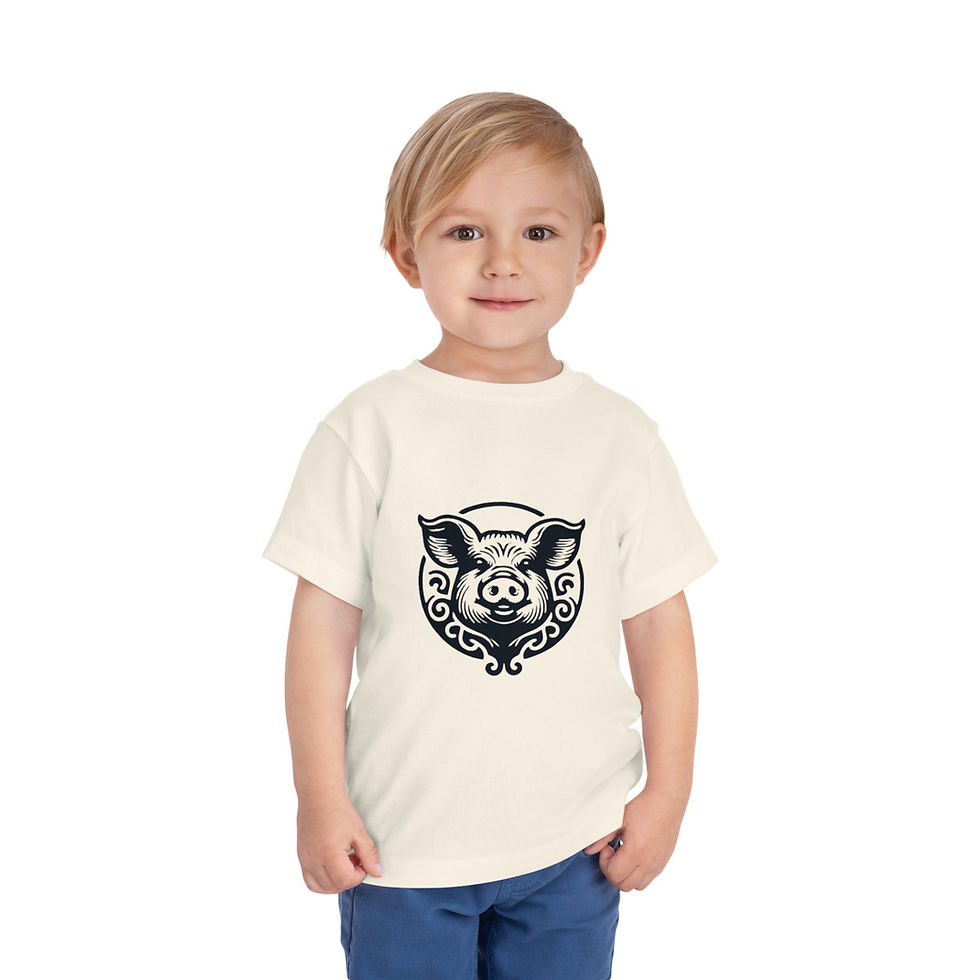 Thumbnail: Pig Toddler Short Sleeve Tee