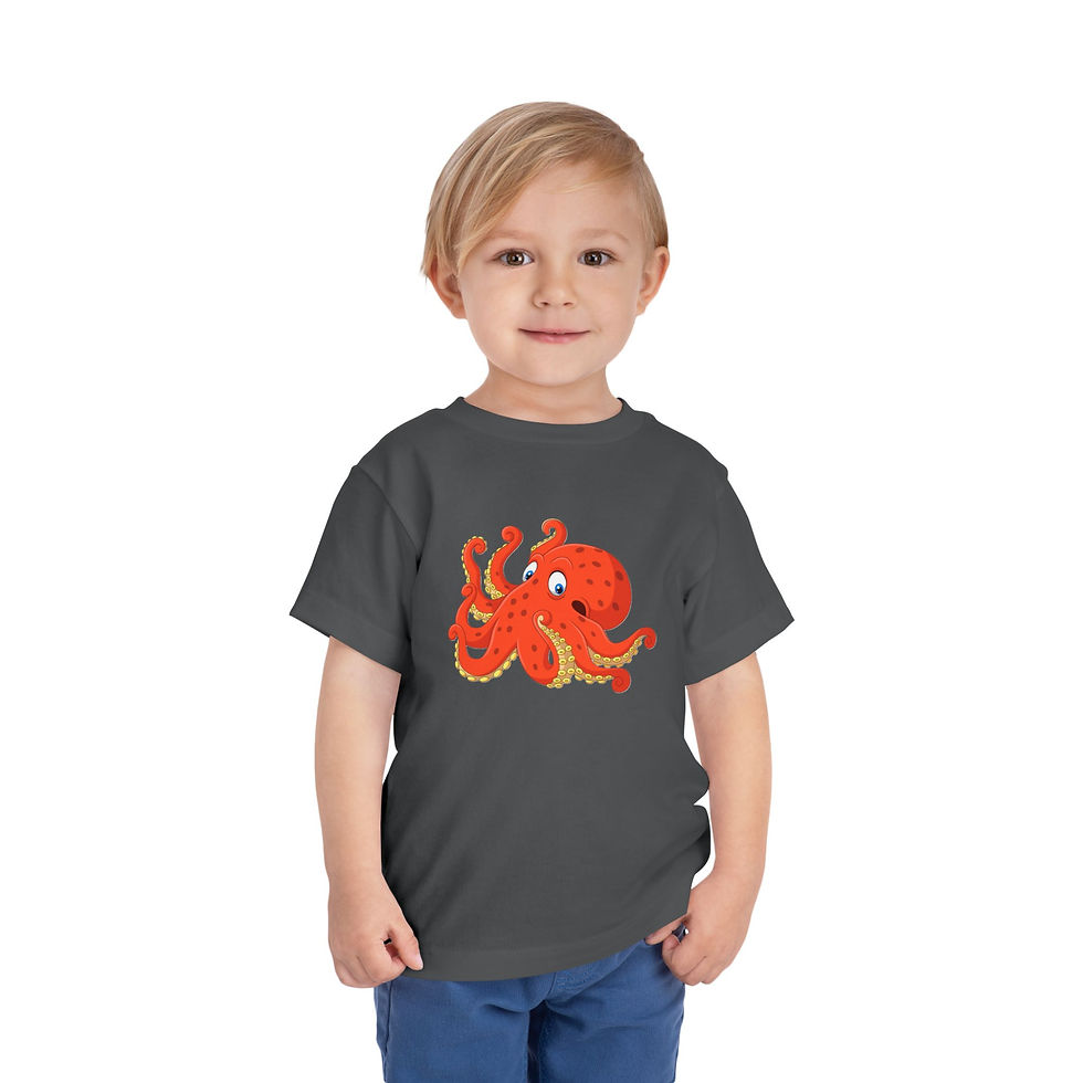Thumbnail: Octopus Colorful Toddler Short Sleeve Tee