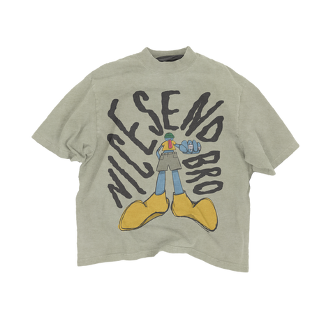 Design a ‘rock-climbing’ character and create a merch line with illustrations.