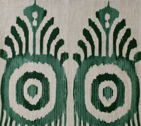 Serena Ikat Emerald