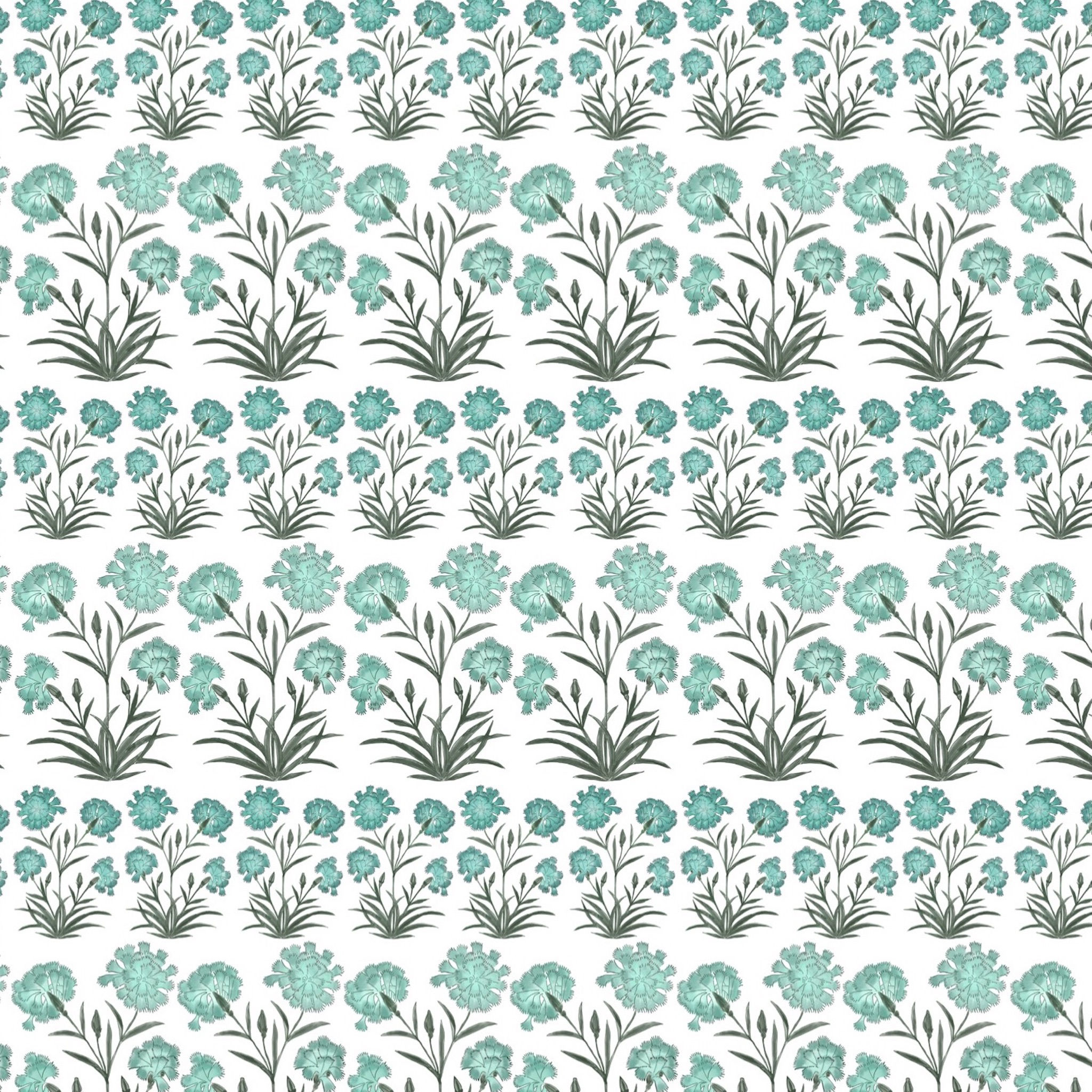 Mughal Meadow Miniature  Green- Incredible India Range