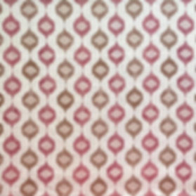 Ikat Lozenge Stripe Shell & Sand - Ikat Stripes Range