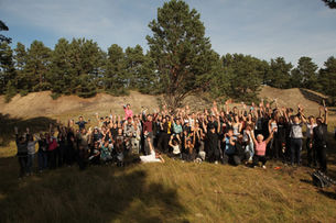 Ąžuolyniečiai Juodkrantės kopose