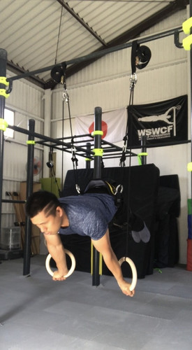 体操つり輪サポート（ハーネス補助） Gymnastic Ring Dream Machine