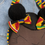 Thumbnail: Doll Face Crossbody Bag /BumBag - Kente Print