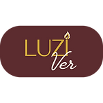 Logo van Luziver, merk voor handgemaakte vintage designlampen | Verlicht met Verleden