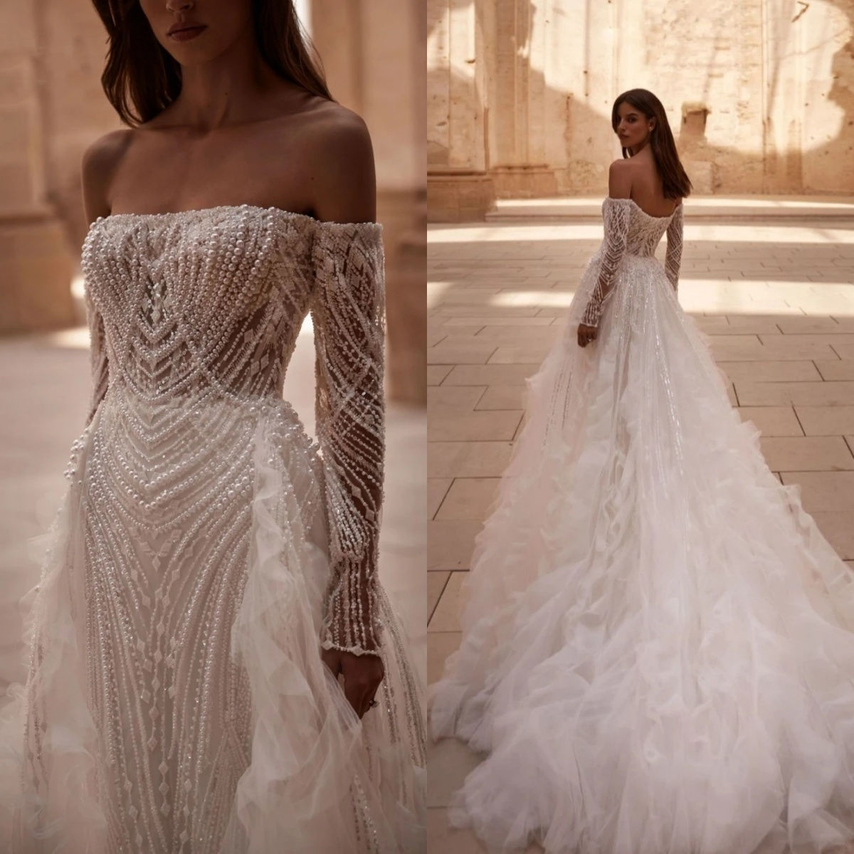 Magnolia Rae Bridal Gown, Detachable Train