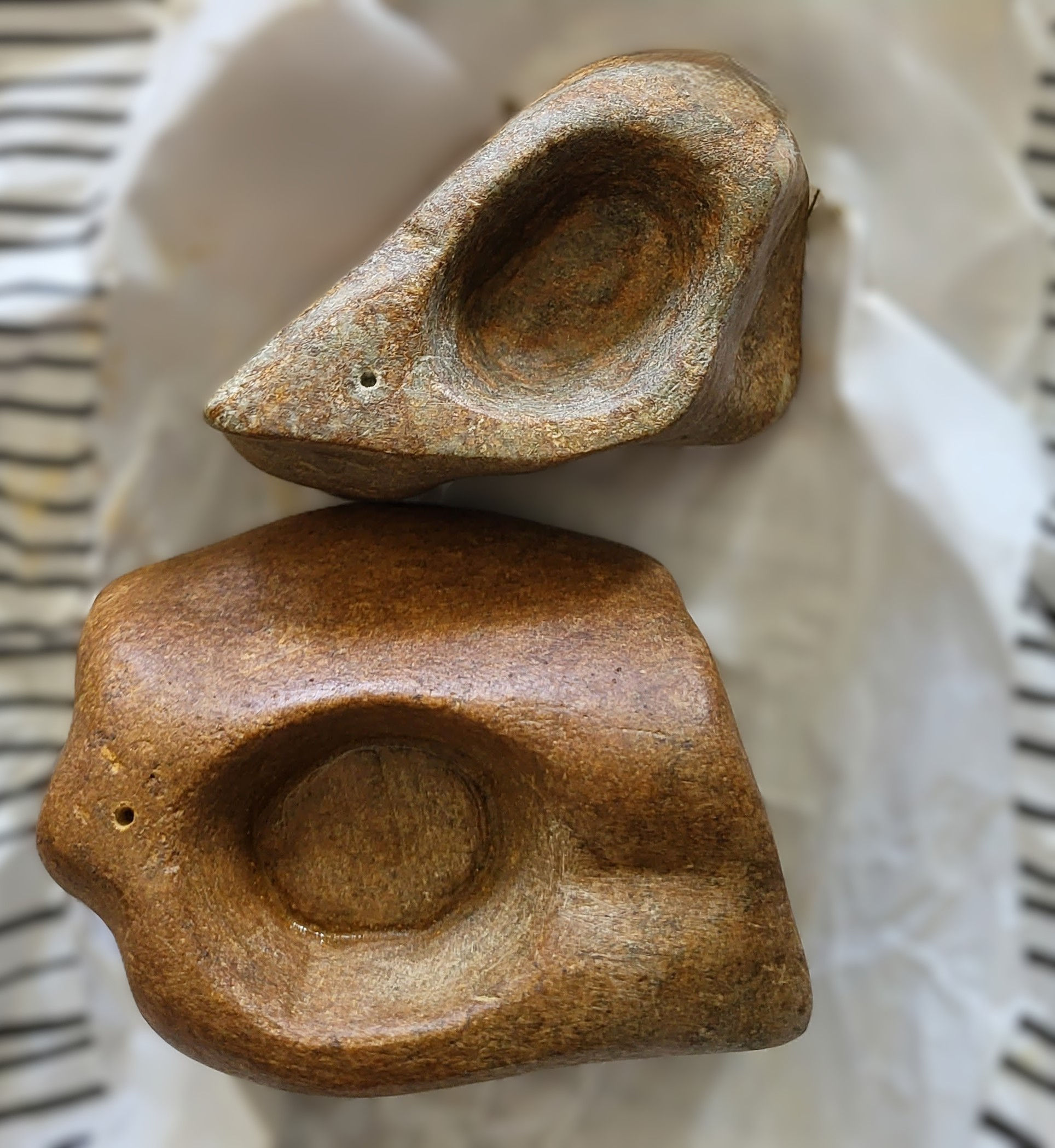 Räucherstäbchenhalter aus Speckstein