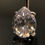 Thumbnail: Large Cubic zirconia Teardrop Belly/Navel Bar