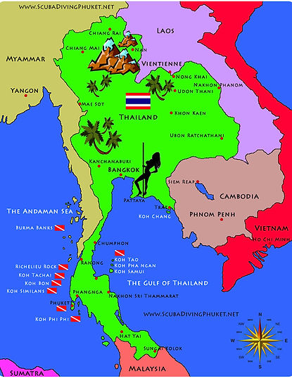 Map of Thailand