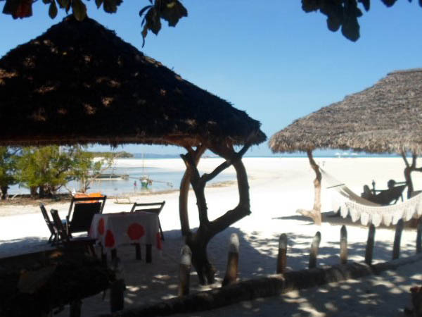 Bungalows and pool at Le Zahir Lodge, Nosy Be, Madagascar