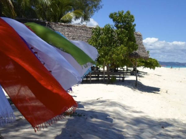 Bungalows and pool at Le Zahir Lodge, Nosy Be, Madagascar