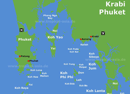 Map of Thailand