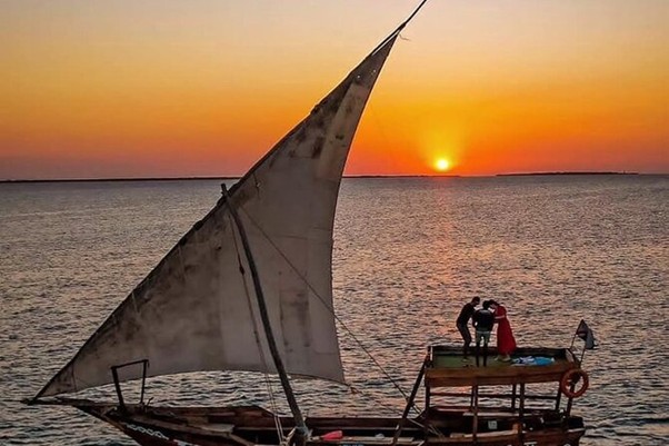 North West Coast of Zanzibar  Sunset