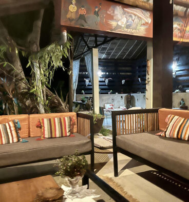 Lounge area at 293 Komba Guest Lodge, Madagascar