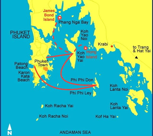 Map of Thailand