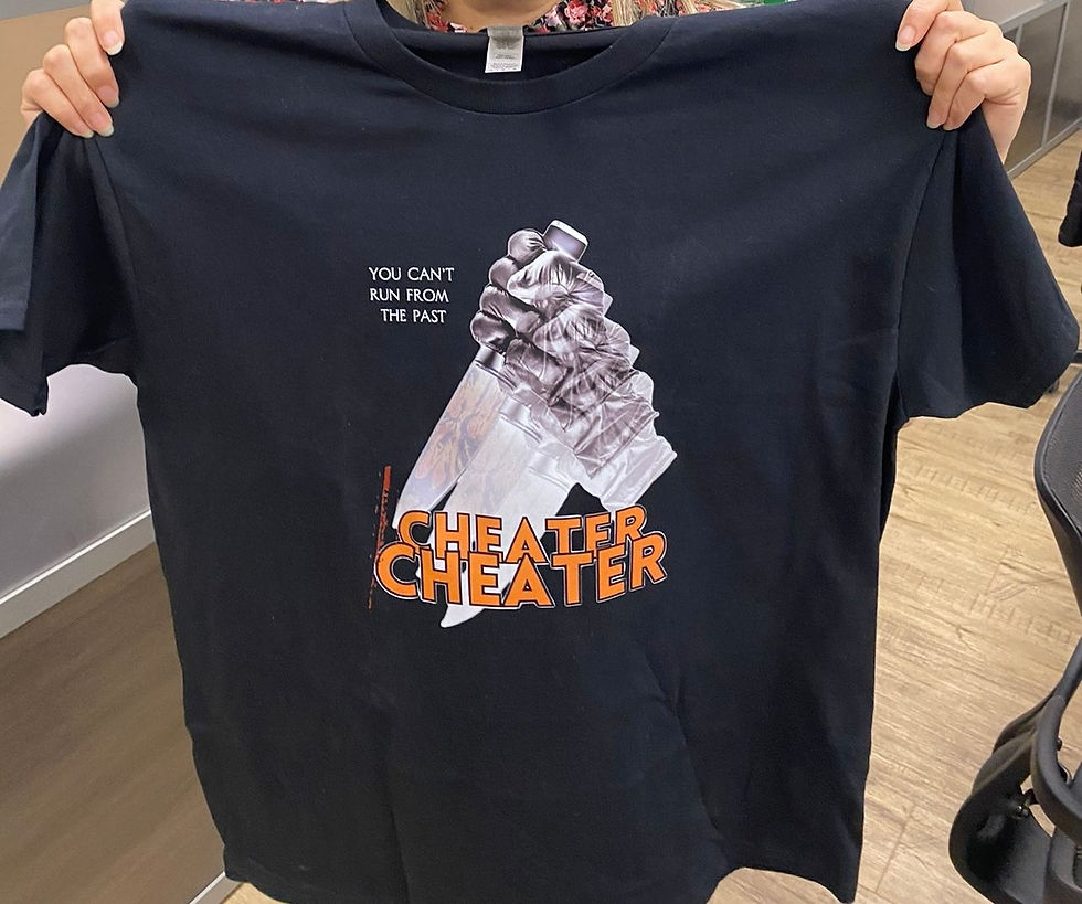 Cheater, Cheater promo t-shirt