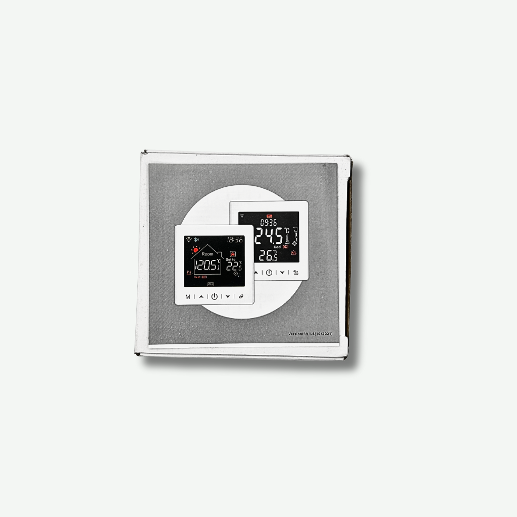 Pantalla termostato ultra-largo inteligente wifi