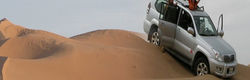 Driving in the dunes