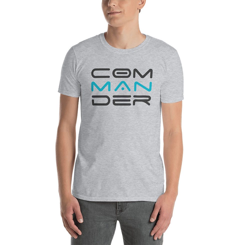 Thumbnail: Short-Sleeve Unisex T-Shirt-Commander 02