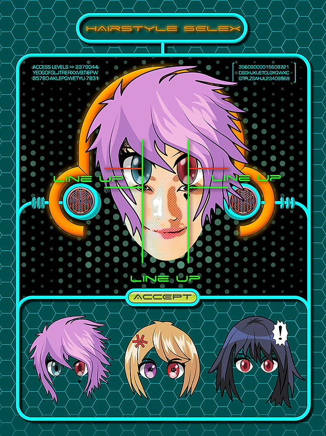 Selfie Comic Manga Mask