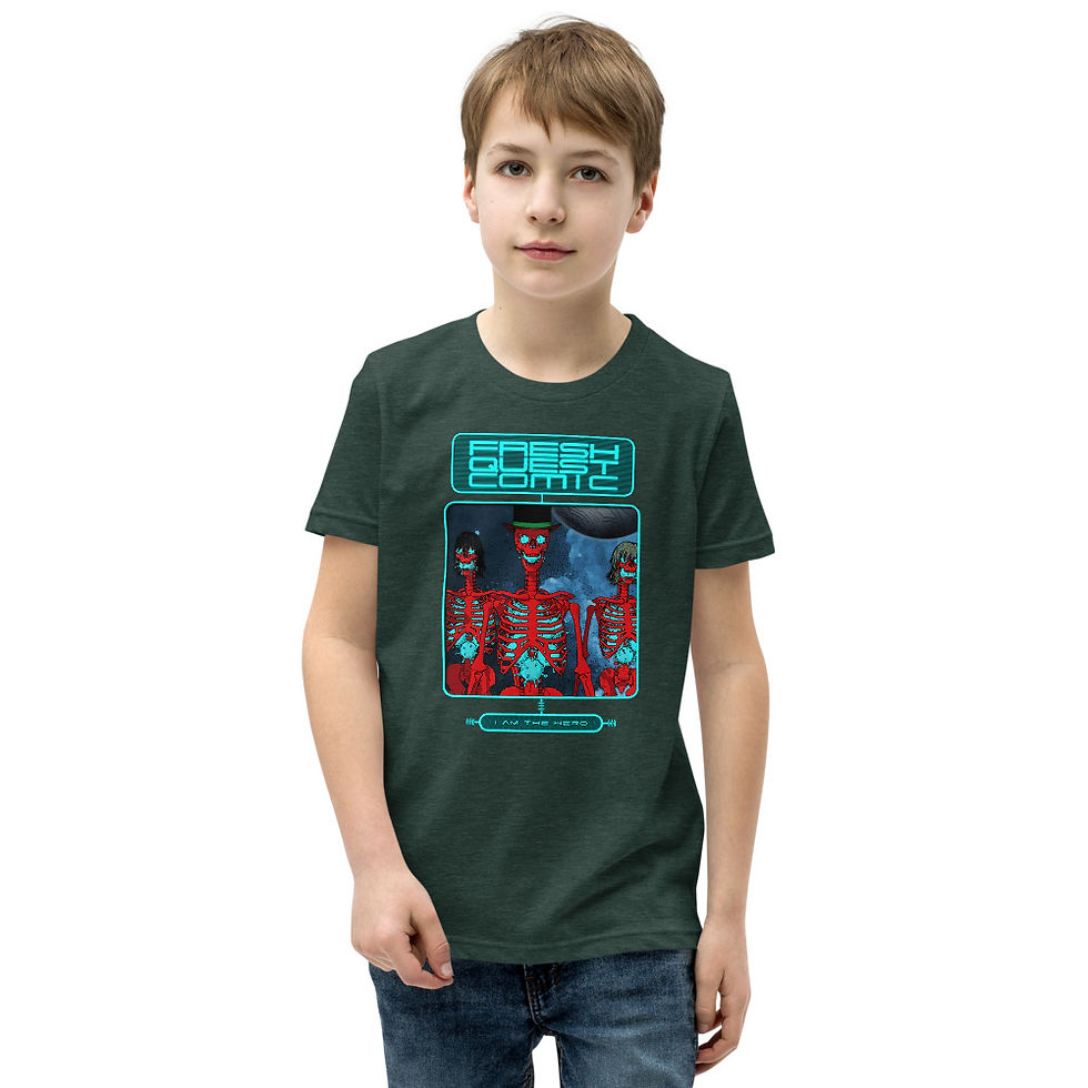 Imej kecil: Baju-T Lengan Pendek Youth-Zombies
