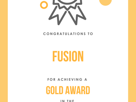 Gold Award for Fusion in Accreditation Scheme