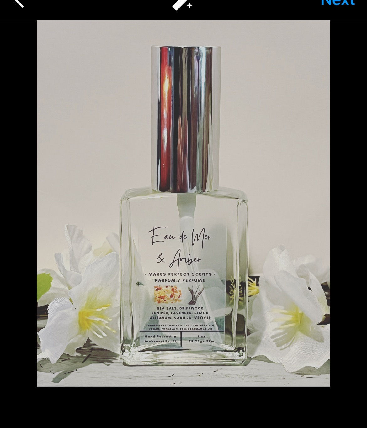 Eau De Mer & Amber Eau De Parfum / Perfume 1 oz