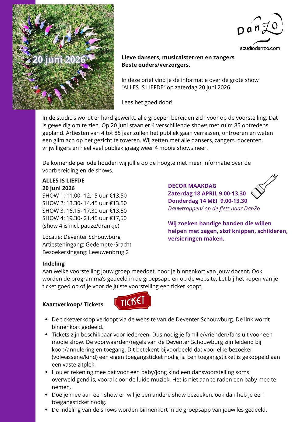 Info: Voorstelling 20 juni 2026