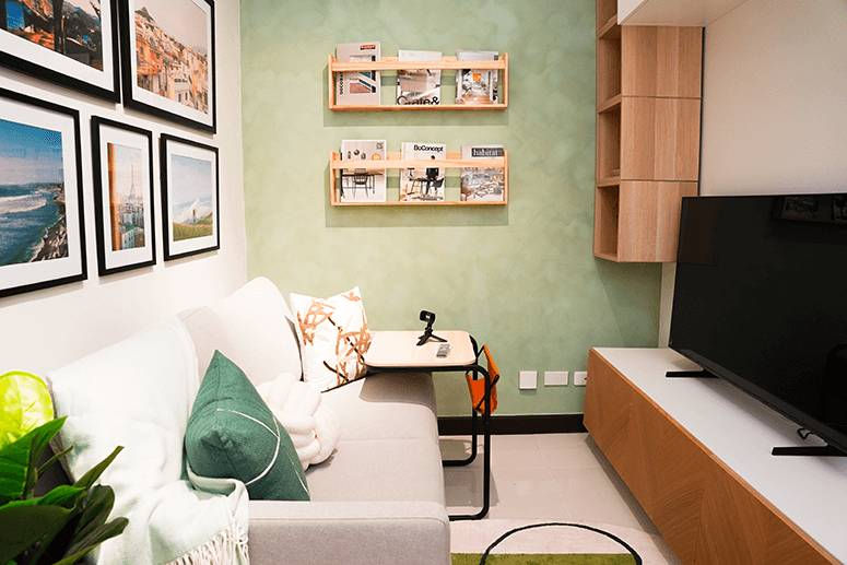 One-Bedroom Unit at Quantum Residences. Actual Photo.