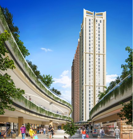 FNG will bring food and specialty stores – including Japanese brands – to the retail section of The Observatory. (Artist's Perspective). Photo source: Federal Land NRE Global