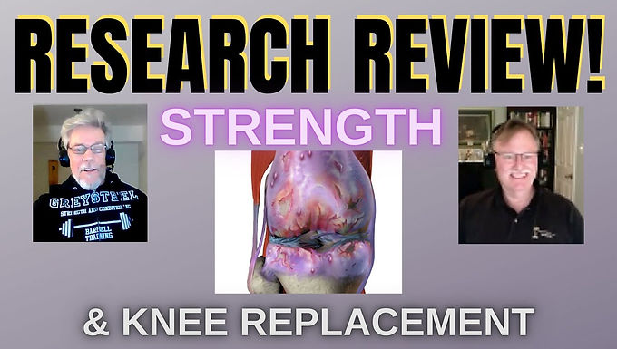 STRENGTH AND KNEE REPLACEMENT