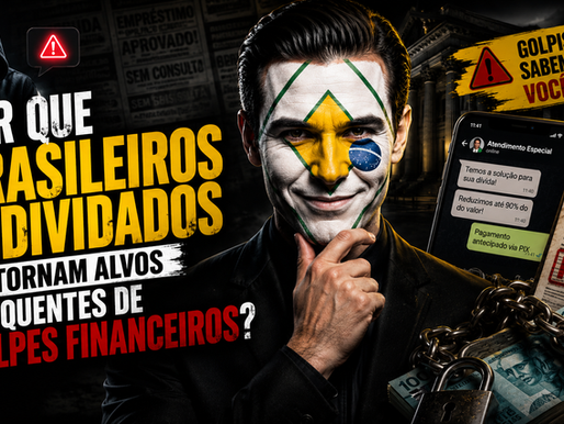 Por que brasileiros endividados se tornam alvos frequentes de golpes financeiros?