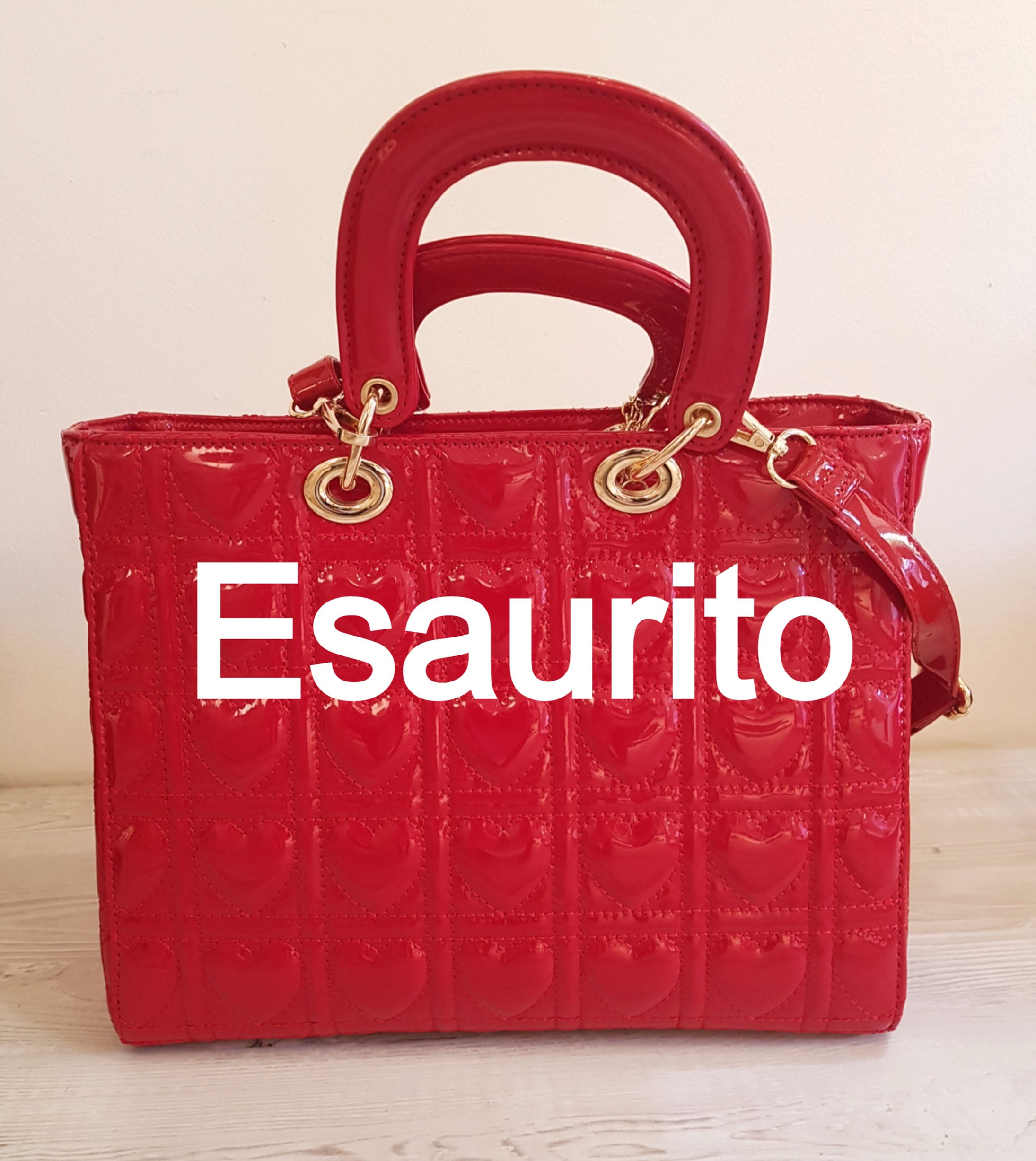 Borsa 32X25 ecopelle in vernice