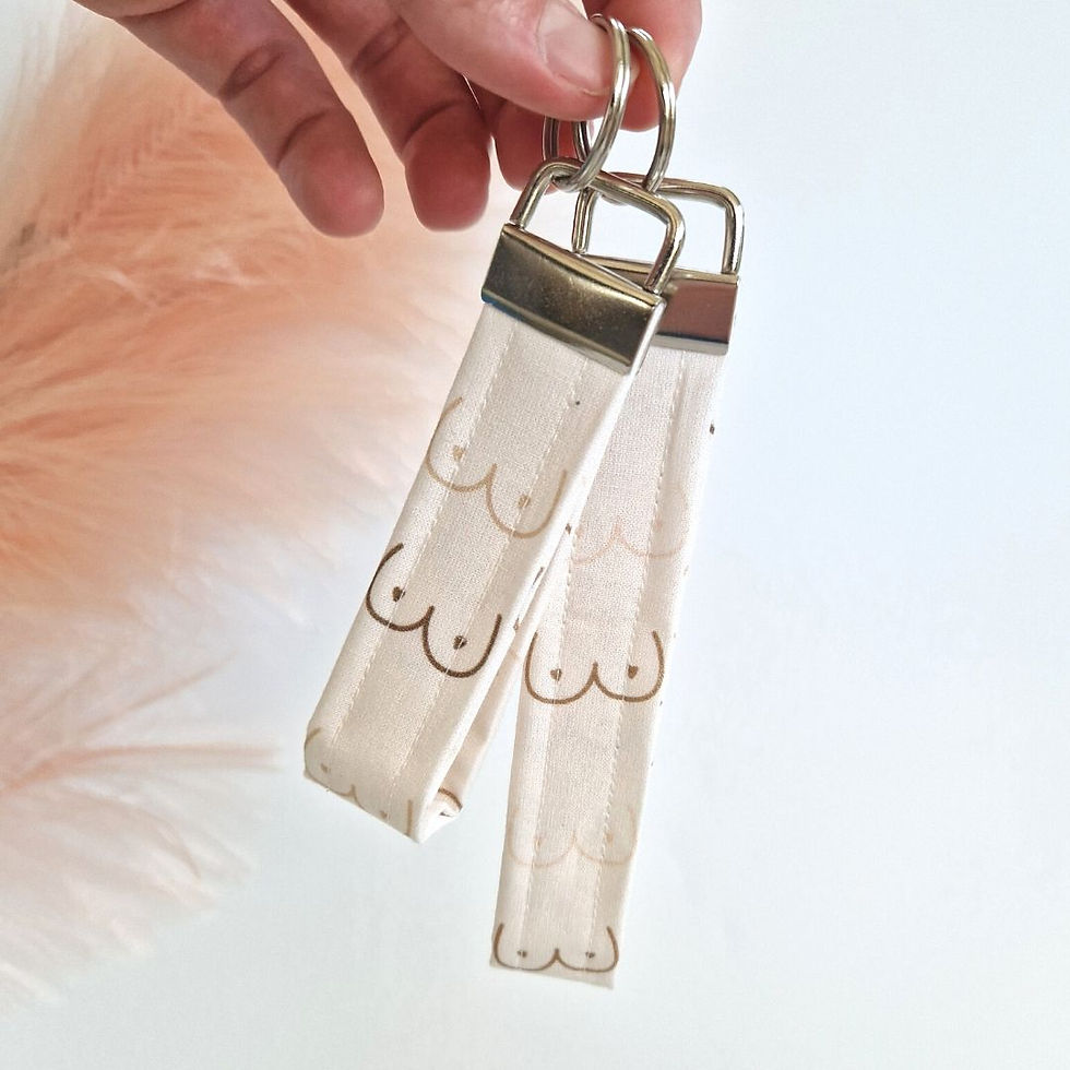 Thumbnail: Boob Wristlet Keyring