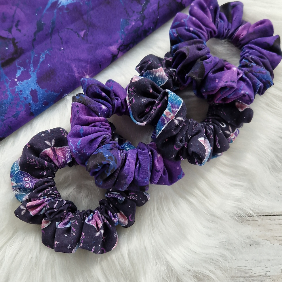 Thumbnail: Purple Galaxy Scrunchie