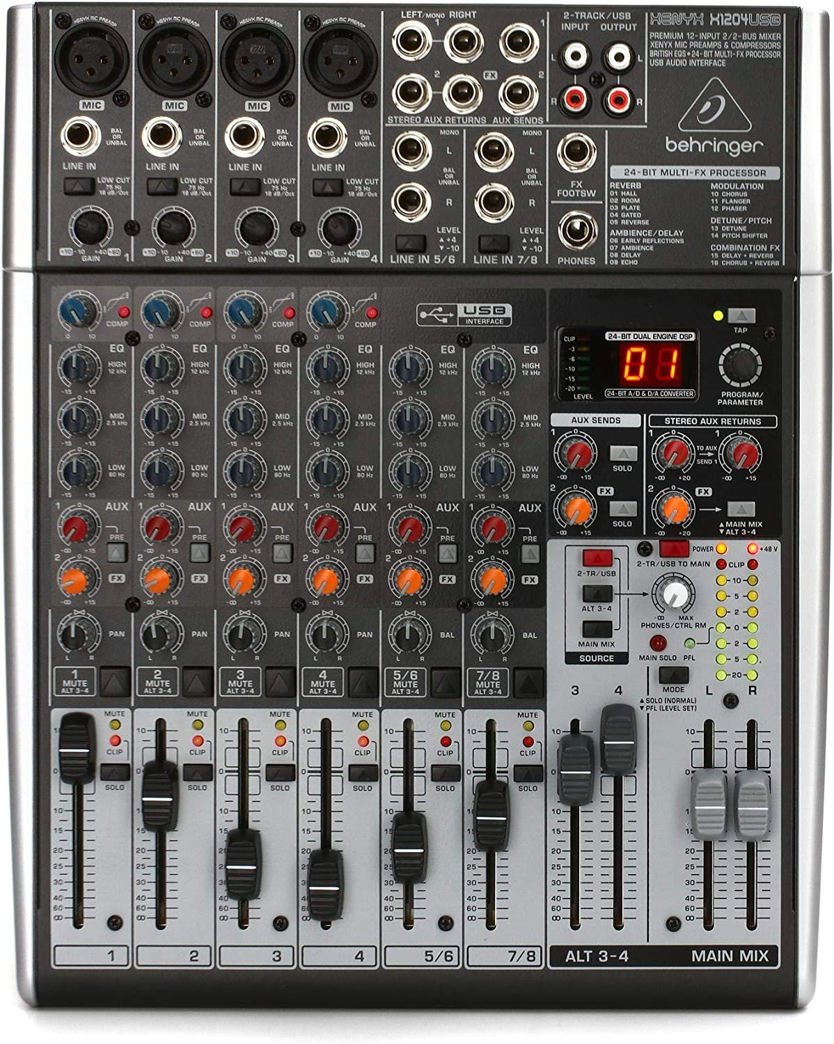 Behringer Xenyx 1204 USB (Alquiler)