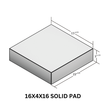 16X4X16 SOLID PAD, CMU